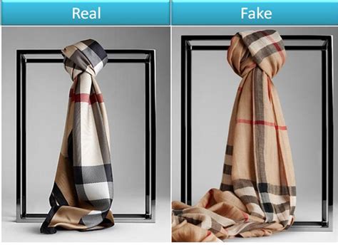 how to tell if burberry scarf is real or fake|burberry print scarf knock off.